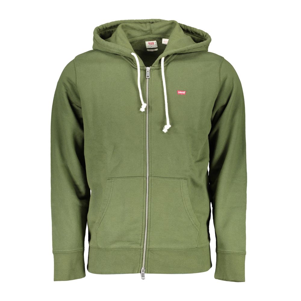 Levi's Green Cotton Men Sweater